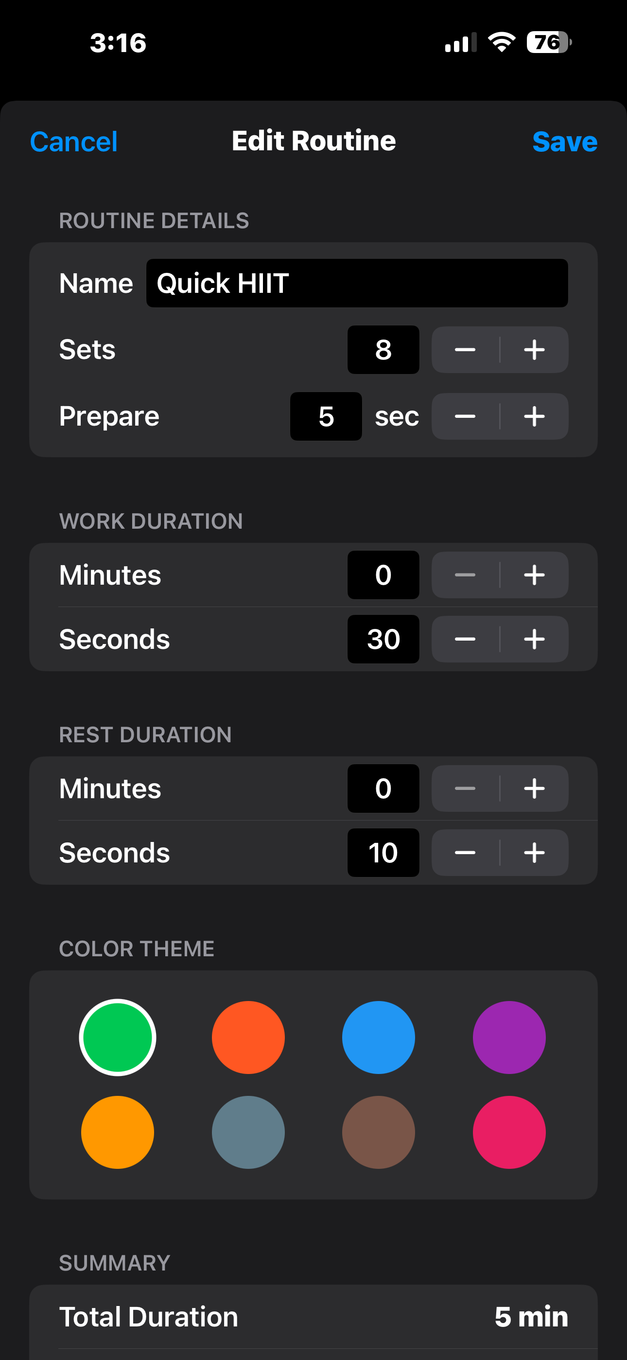 Settings & Themes